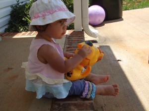 Bubble Time on the Front Porch