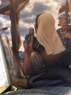 Hanging on the cross