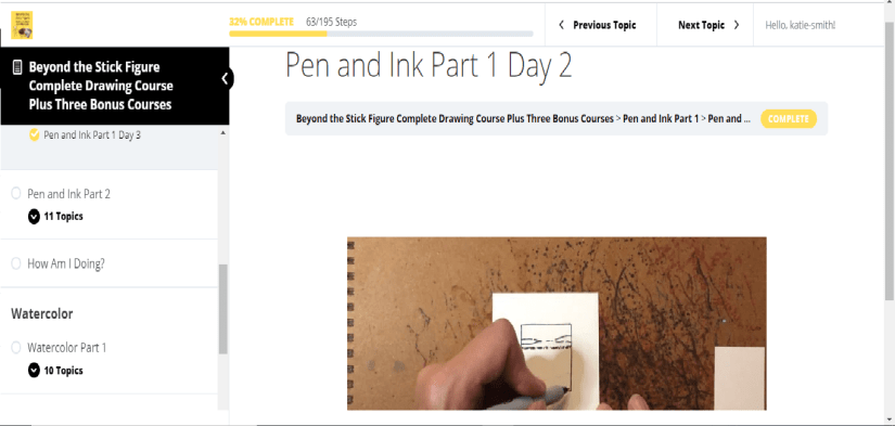 Pen and Ink Screenshot